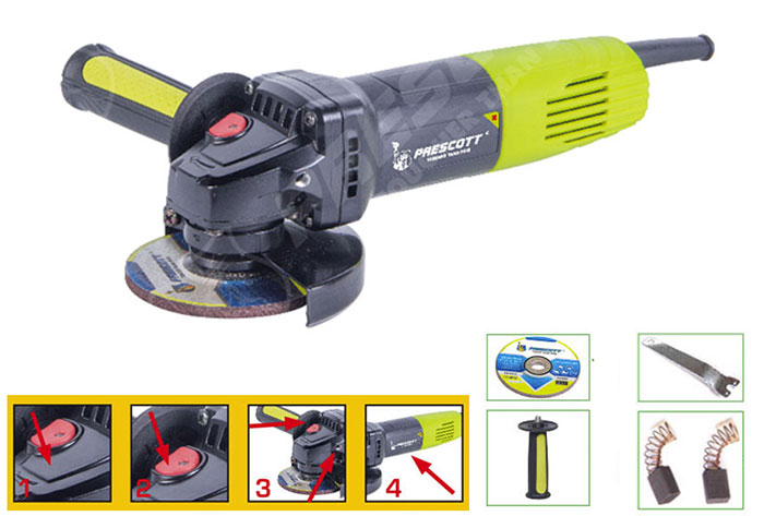 Angle Grinder 4” PT0310012+(860W)