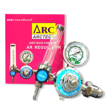 เกจ์อาร์กอน (Ar) ARCTECH แบบมีหลอดโฟลมิเตอร์